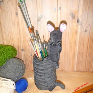 Мышонок-хвостатик для хранения всякой всячины