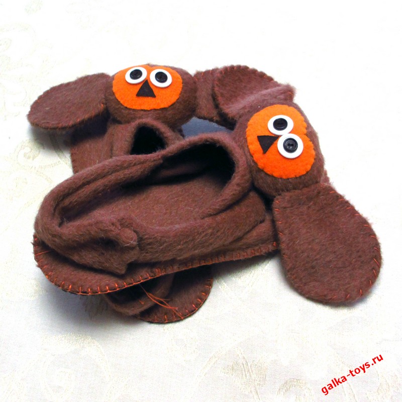 Тапочки - Чебурашки обнимашки — изображение 4