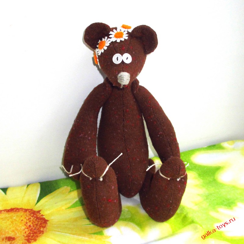 Мишка и ромашки — изображение 3