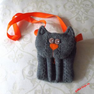 Сумка - Котик для девочки ( через плечо)