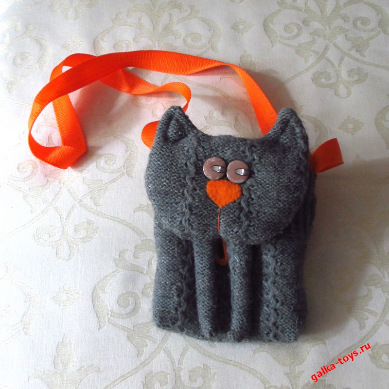 Сумка - Котик для девочки ( через плечо)