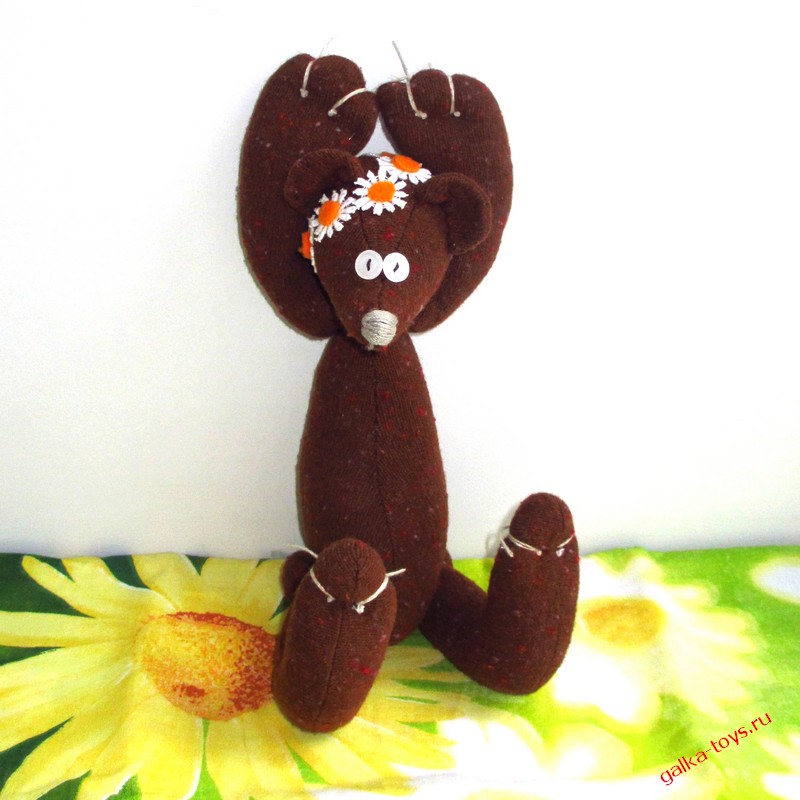 Мишка и ромашки — изображение 4