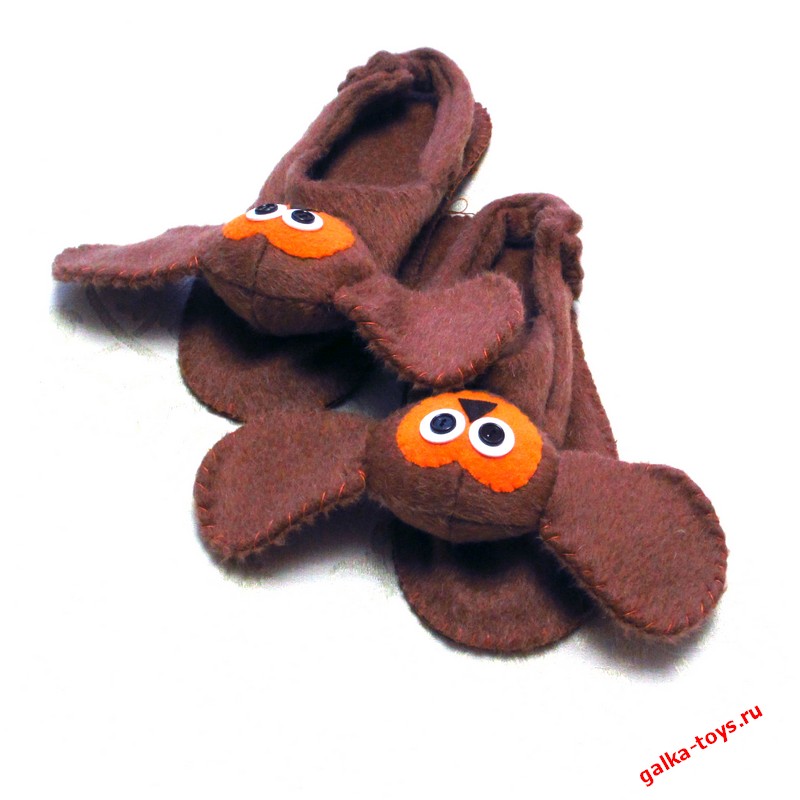 Тапочки - Чебурашки обнимашки — изображение 5