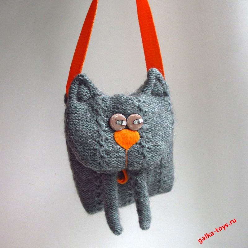 Сумка - Котик для девочки ( через плечо) — изображение 5