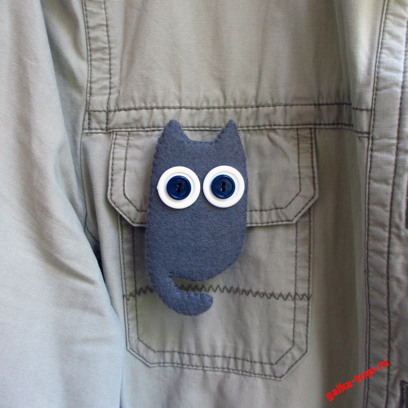 Брошка - Глазастый Котик — изображение 6