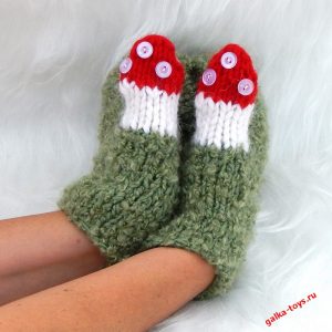Варежки Мухоморчики