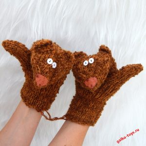 Варежки Мишки-шалунишки