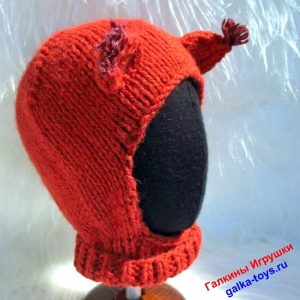 Шапка - шлем Белочка