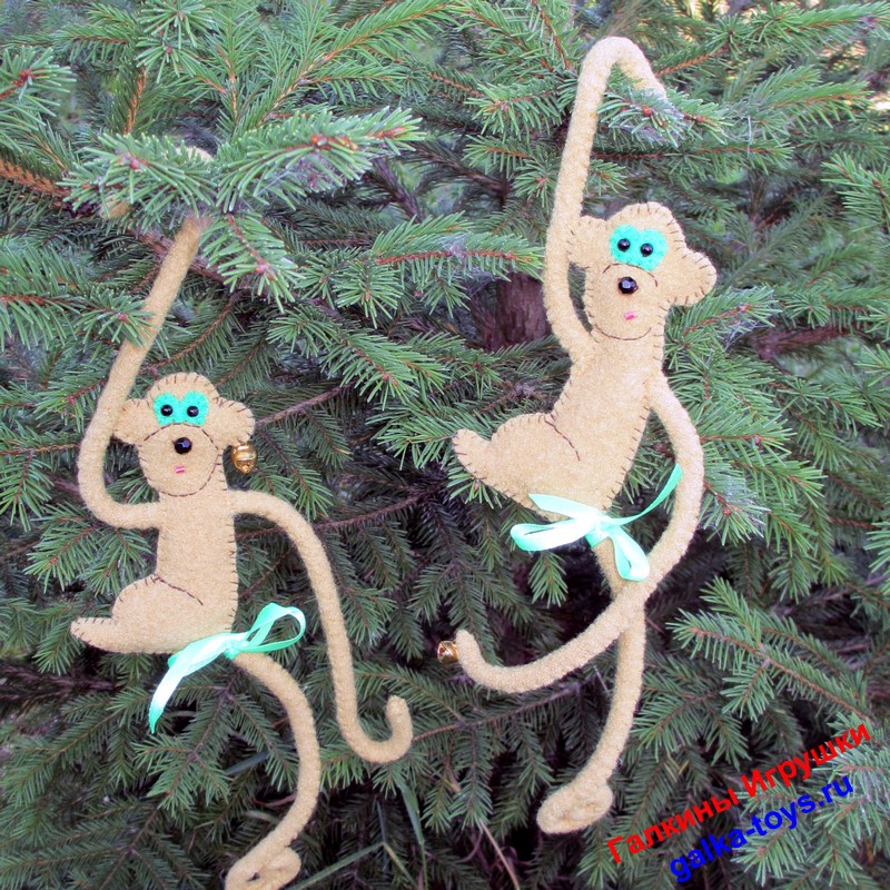 Ёлочная игрушка - Обезьянка приставучая — изображение 3