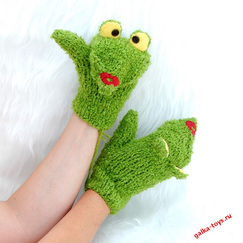 Варежки Лягушки-веселушки — изображение 5