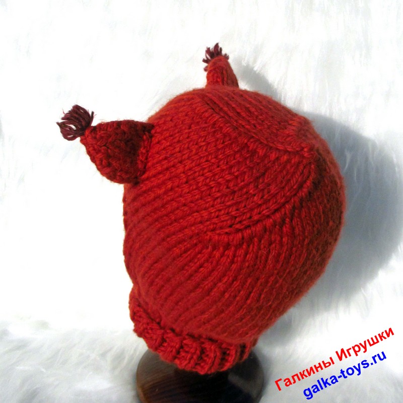 Шапка - шлем Белочка — изображение 5