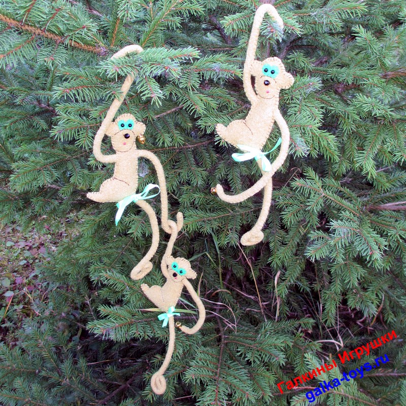 Ёлочная игрушка - Обезьянка приставучая — изображение 5