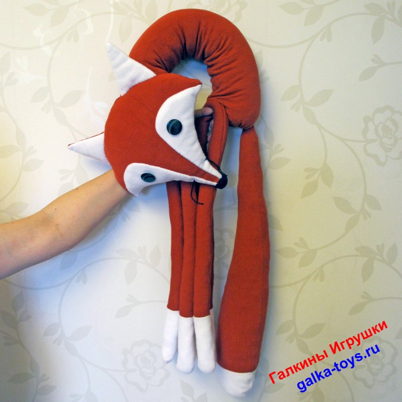 Большая игрушка подушка красивая Лисица — изображение 4