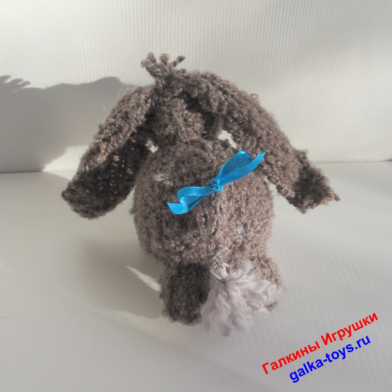 Игрушка вязаная - Ослик Иа — изображение 7