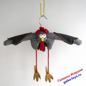 Петя - петушок! Мягкая гардеробная вешалка для одежды