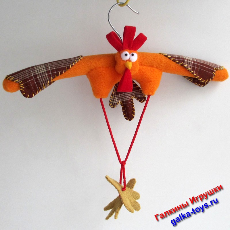 Мягкие вешалки плечики для одежды. Озорной петушок
