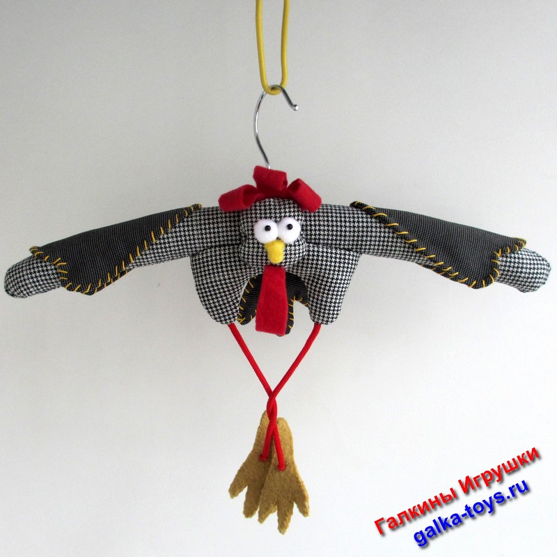 Мягкие вешалки плечики для одежды. Озорной петушок — изображение 7