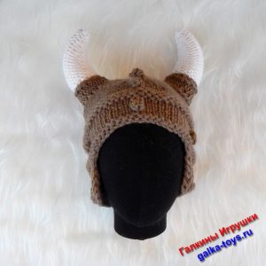 Шлем Викинга. Шапка Викинга. Шапка с рогами