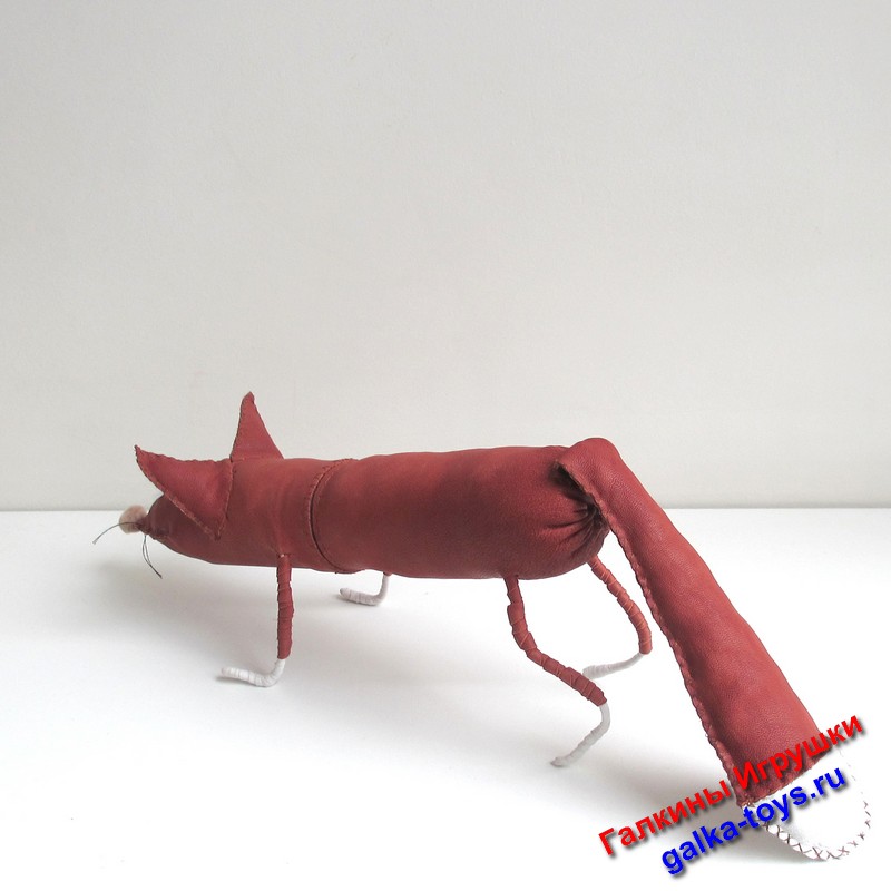 Пенал кожаный. Фигурка лиса. — изображение 3