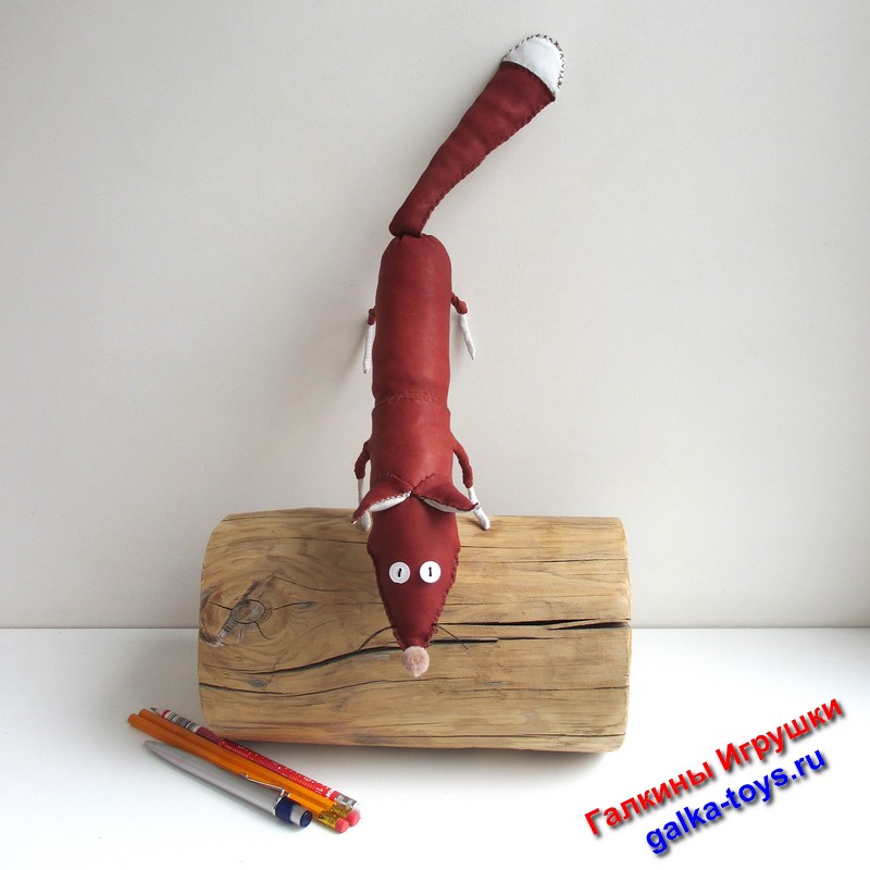 Пенал кожаный. Фигурка лиса. — изображение 4