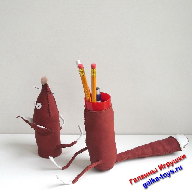 Пенал кожаный. Фигурка лиса. — изображение 7