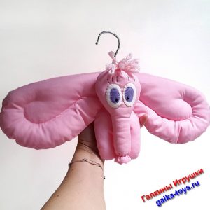 Вешалка под одежду розовый слоник