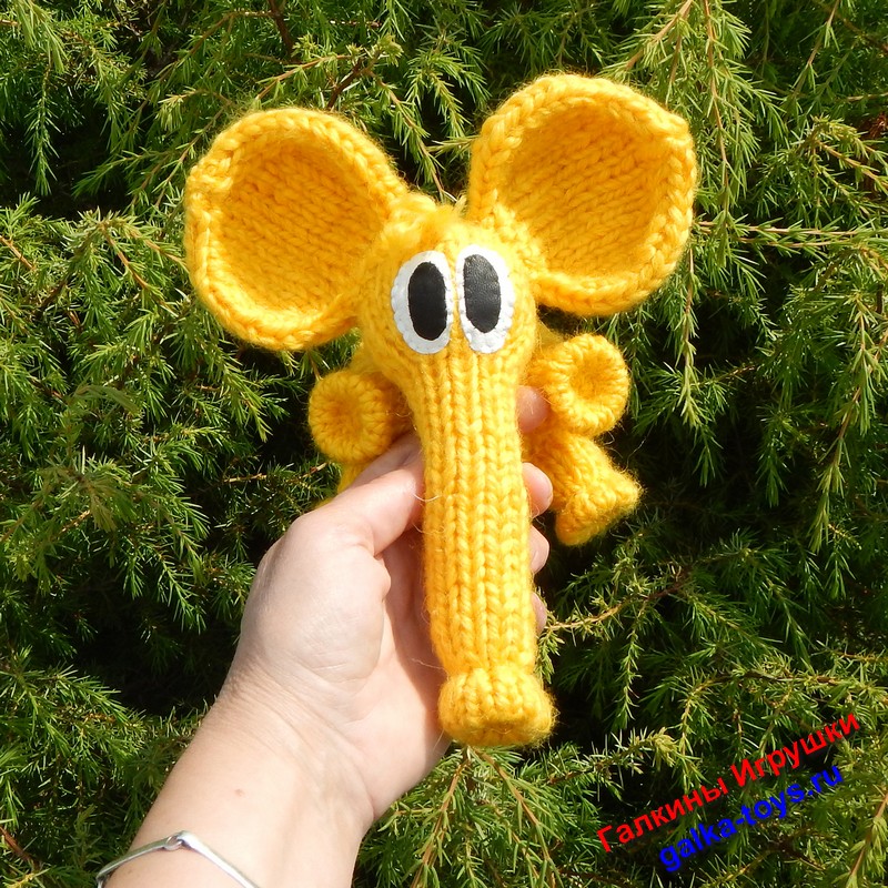 Желтый слоник мягкая игрушка. — изображение 3