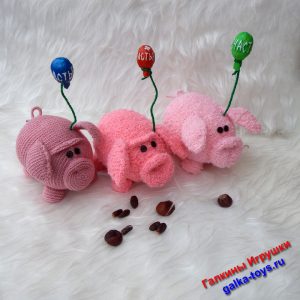 Вязаная свинка