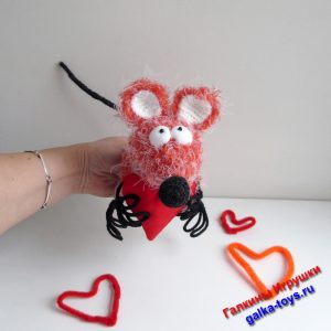 Милая крыска игрушка мягкая