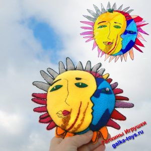 красивые мягкие игрушки по рисункам детей Солнце