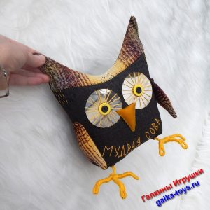 Глазастая игрушечная сова – ваш символ мудрости.