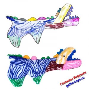 Мягкая игрушка по детскому рисунку