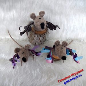 Мышь игрушка мягкая