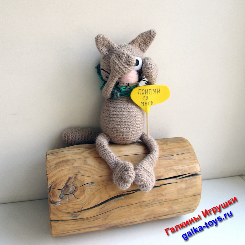 Мягкая игрушка котенок — изображение 4