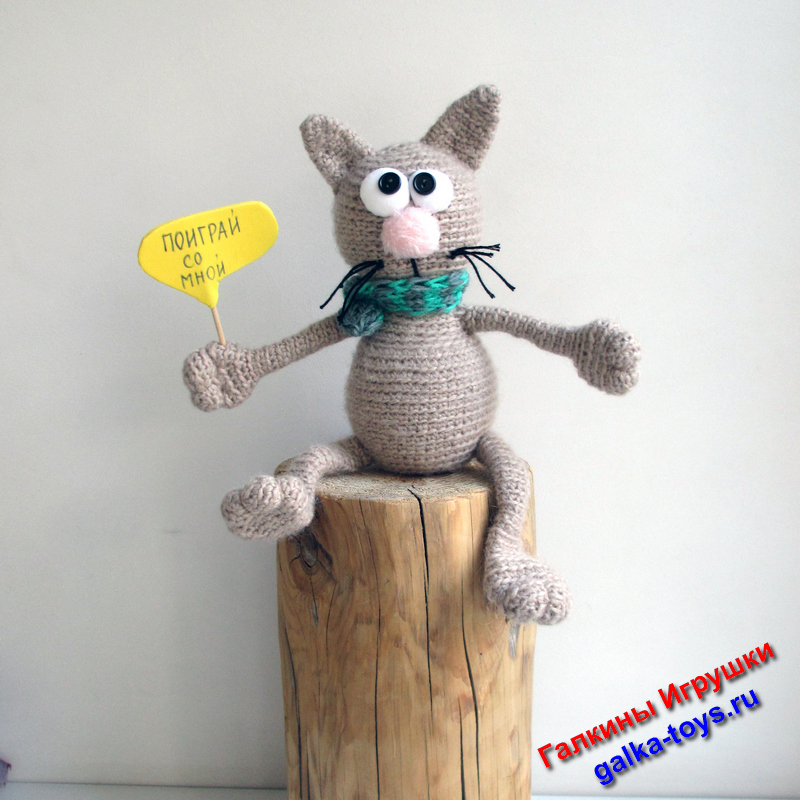 Мягкая игрушка котенок — изображение 5