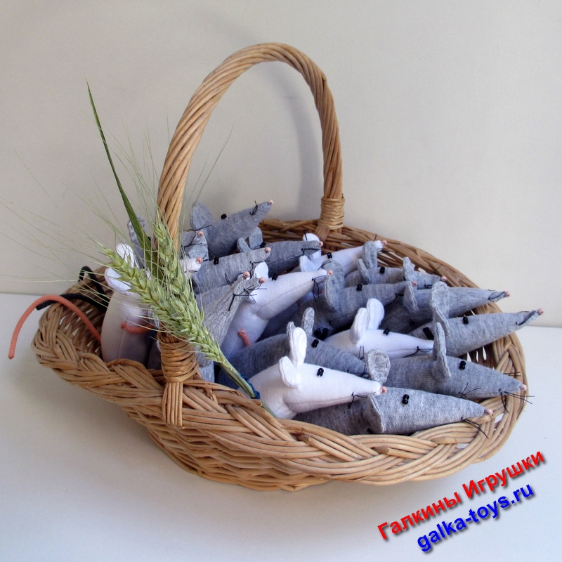 Мышка мягкая игрушка — изображение 3