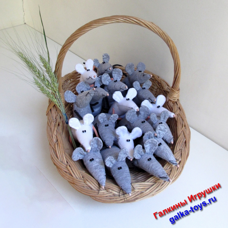 Мышка мягкая игрушка — изображение 6