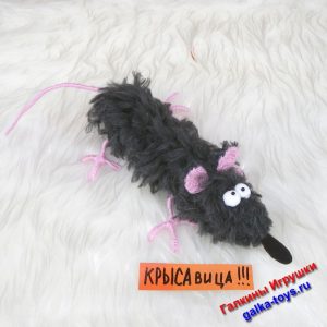 Необычный пенал КРЫСКА вязаная крючком