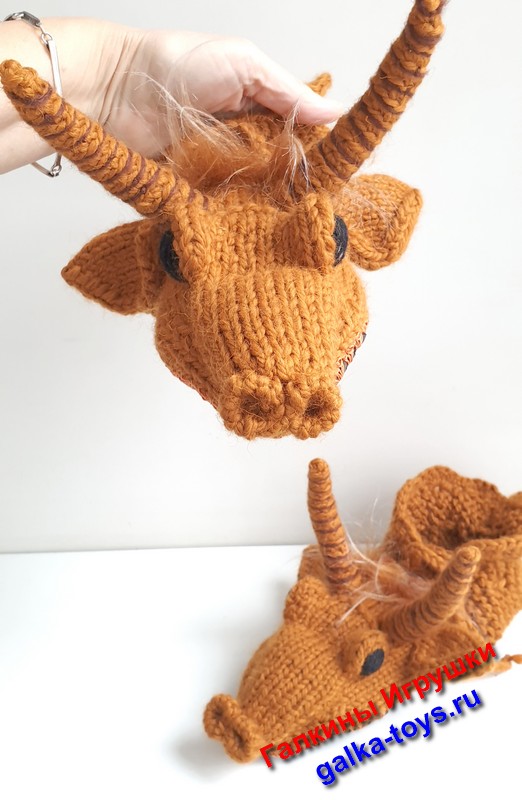 Вязаные тапки Сайгаки — изображение 4