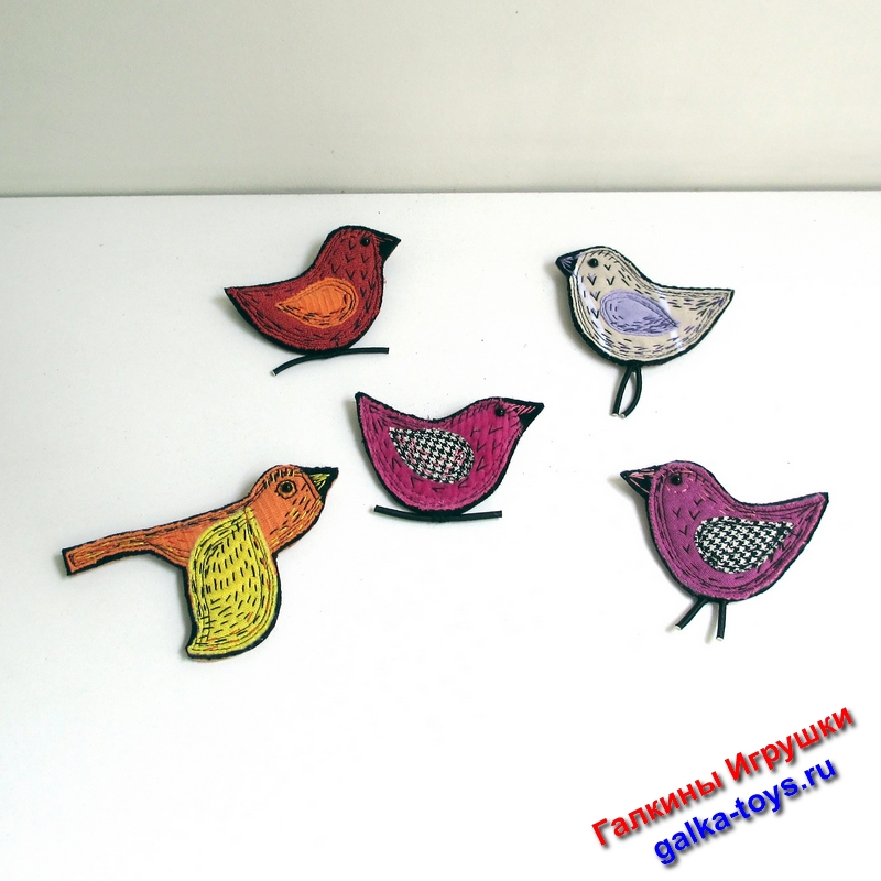 Красивые брошки птички — изображение 3