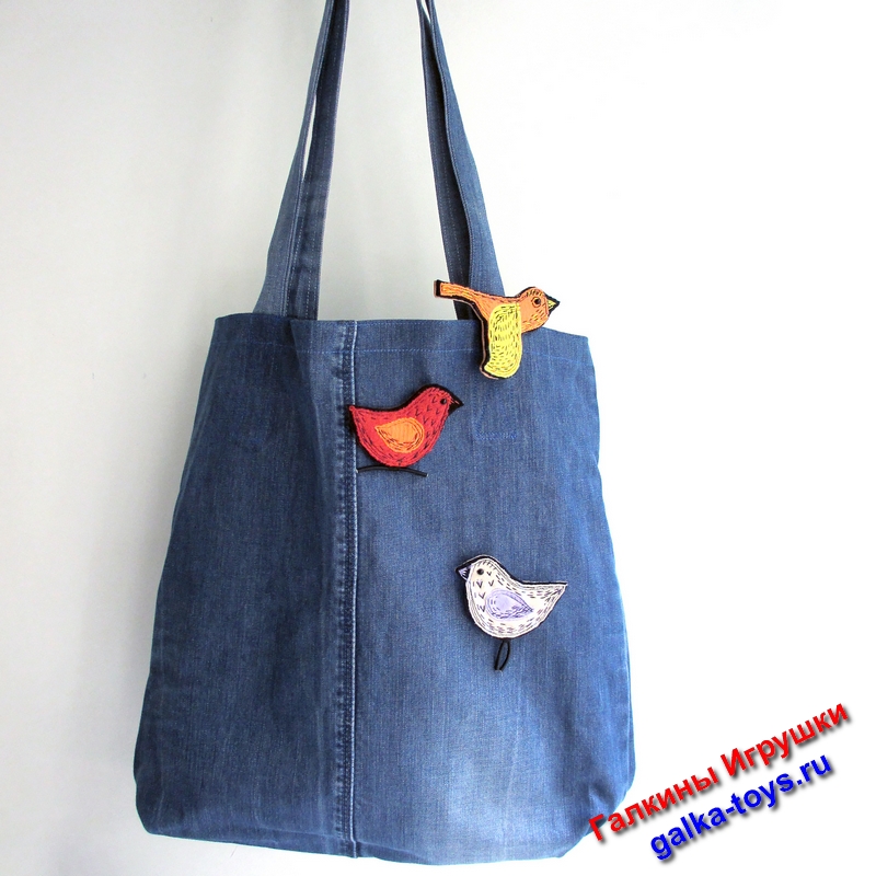 Красивые брошки птички — изображение 8