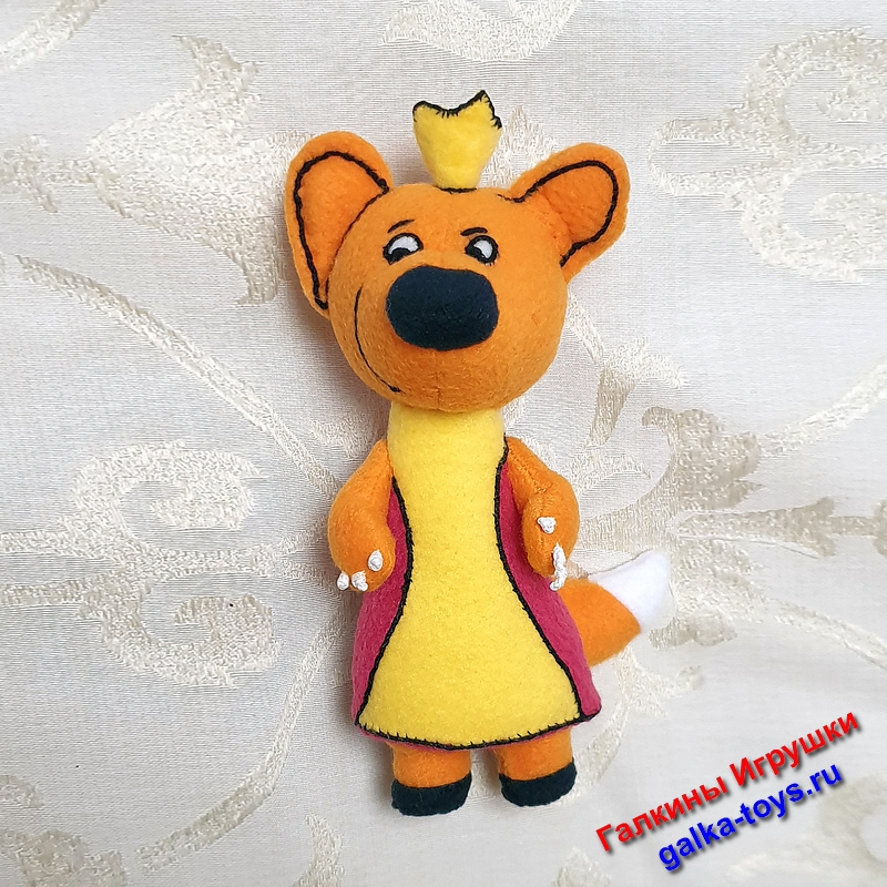 Игрушка лисенок по рисунку ребенка — изображение 3