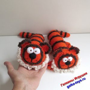 Вязаная игрушка Тигр