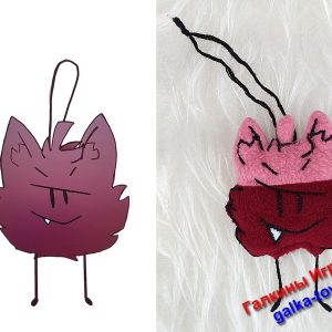 Персонажи обджект-шоу И.Н.М.Т мягкие игрушки. Бутылыч, Кнайф, Брялок и Чарджери