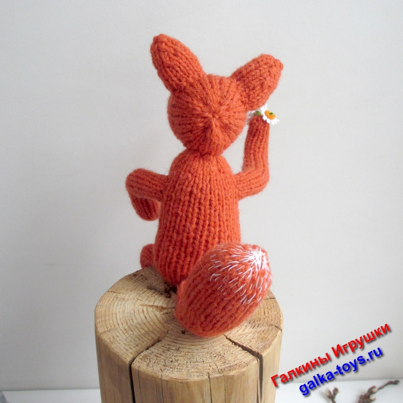 игрушка лиса рыжая