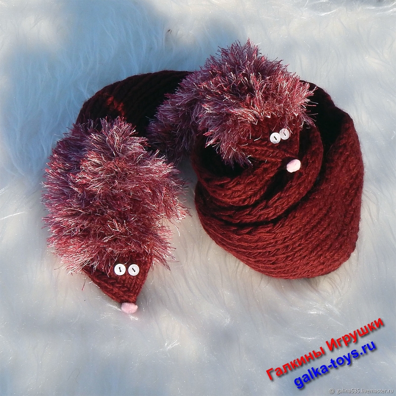 длинный женский шарф