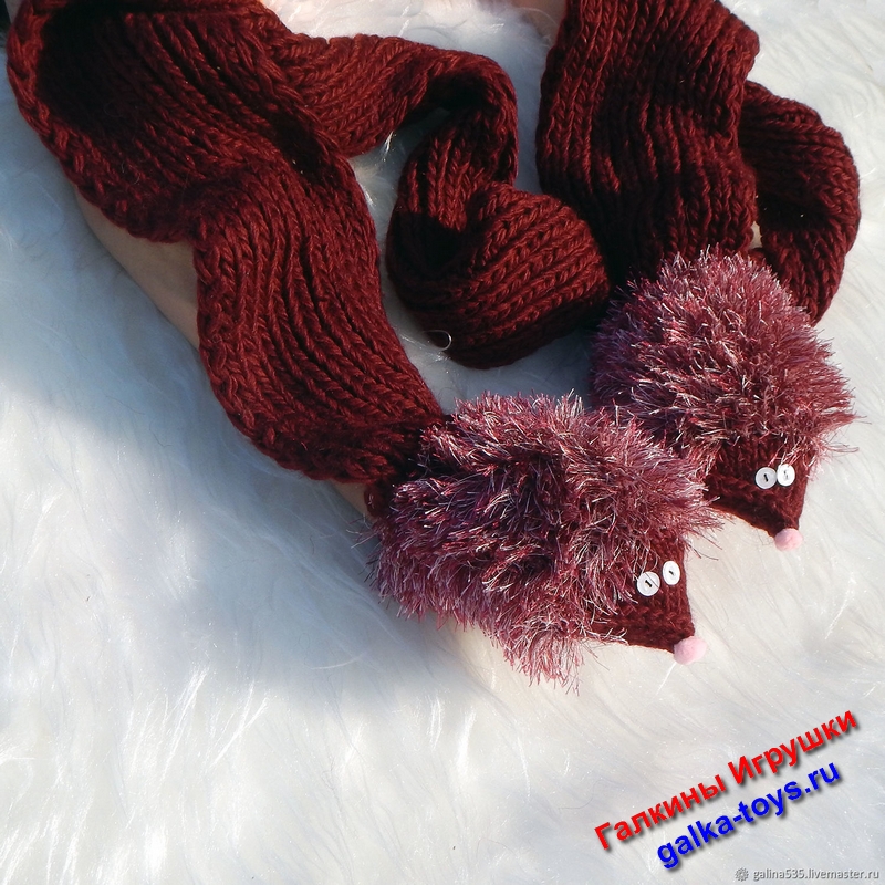 шарф вязаный женский купить