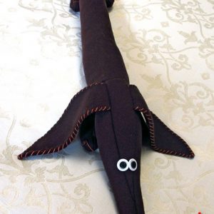 Игрушка собака такса из ткани