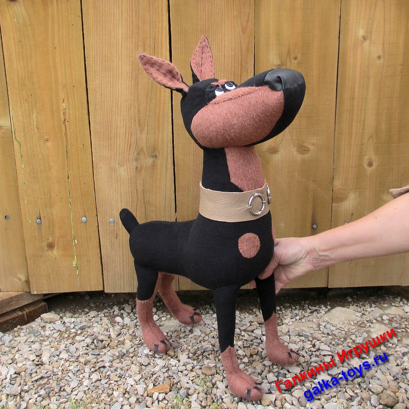 игрушечная мягкая собака