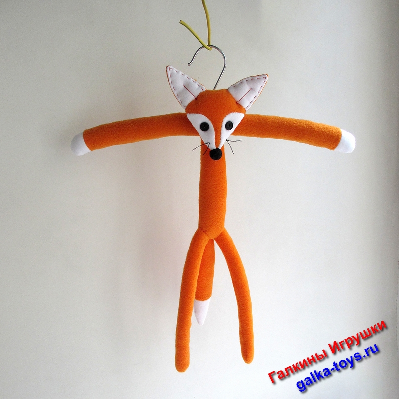 Мягкая вешалка для одежды в шкаф милая лисичка